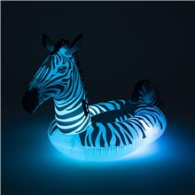 Flotador hinchable Cebra con LED Bestway