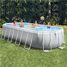 Piscina ovalada Prism Frame 610x122 cm Intex