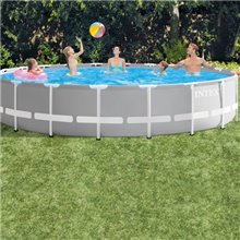 Piscina redonda Prism Frame con depuradora 610x132 cm Intex