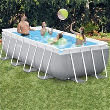 Piscina rectangular Prism Frame de 400x200 cm Intex