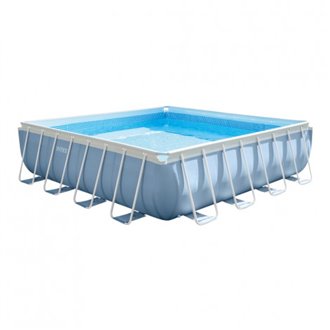 Piscina cuadrada Prism Frame con depuradora 427x427 cm Intex