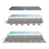 Piscina rectangular Ultra XTR Frame con depuradora 732x366 Intex