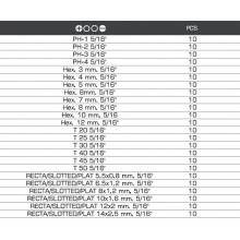 Caja surtido puntas 5/16"