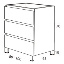 Mueble de baño Oslo Futurbaño personalizado