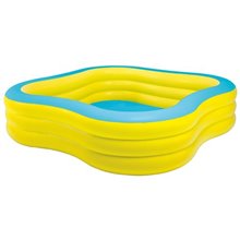 Piscina hinchable cuadrada 229x56 Intex