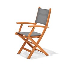 Silla de aluminio y madera Dominica Chillvert