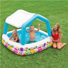 Piscina infantil hinchable Parasol 157x157 Intex