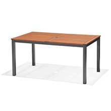 Mesa de madera de eucalipto y aluminio Ibis Chillvert