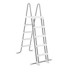 Escalera de acero para piscinas 132 cm Intex