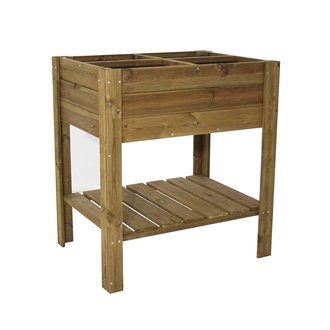 Mesa huerto de madera 80x60x88 Gardiun