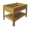 Mesa huerto de madera 120x80x88 Gardiun