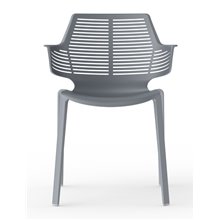 Juego de 2 sillas gris oscuro Ikona Resol