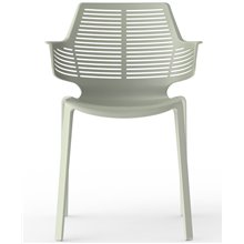 Juego de 2 sillas gris verdoso Ikona Resol