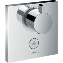 Grifo termostático empotrado de gran caudal cromo ShowerSelect Hansgrohe