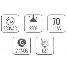 10 Bombillas LED de 3.5W