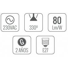 10 Bombillas LED de 4W