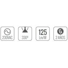 4 Bombillas LED de 4W