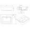 Lavabo ADVANCE 58 Semi Encastre