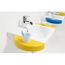 Lavabo suspendido WCKIDS 43 jabonera y portavasos