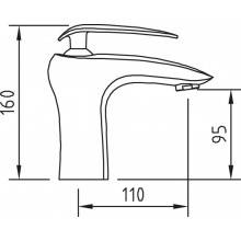 Grifo SELENE para lavabo
