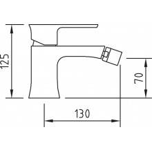 Grifo SELENE para bidé