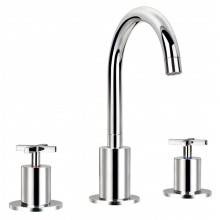 Grifo de repisa curvado Morea bimando de lavabo