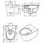 Inodoro suspendido rimflush Sanlife 56 Unisan