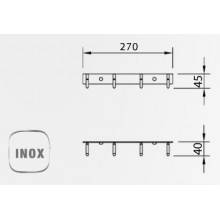 Percha Cromo 4 Urban