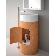 Lavabo Round 45 con mueble-pedestal