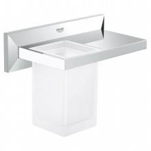 Estante con vaso cristal Grohe Allure Brilliant
