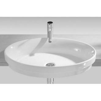 Lavabo semiencastrado Gala &Oacute;valo 63,5 x 39 cm