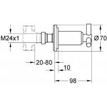 Llave de paso Grohe Atrio con diversidad de...