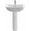Lavabo cuadrado con pedestal Smart 60x48cm