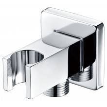 Salida de flexo y soporte de ducha cuadrado CR Imex