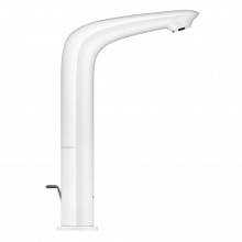 Grifo de lavabo L de palanca sólida Moon White Grohe Eurostyle