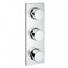 Placa con triple llave de paso Grohe Grohtherm F