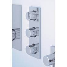 Placa con triple llave de paso Grohe Grohtherm F