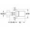 Llave de paso con diversidad de montaje Grohe Grohtherm 3000 Cosmopolitan