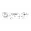 Lavabo mural Meridian 60x46cm Roca
