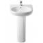 Lavabo con pedestal Meridian 55x46cm Roca
