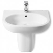 Lavabo semipedestal Meridian 55x46cm Roca