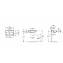 Lavabo mural Dama 45x32cm Roca
