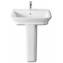 Lavabo con pedestal The Gap 60x47cm Roca