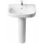 Lavabo con pedestal Debba 60x48cm Roca
