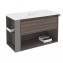 Mueble con lavabo porcelana 100cm Fresno/Gris B-Smart BATH+