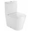Inodoro tanque bajo Rimless Inspira Round compacto 60cm Roca