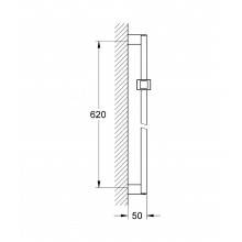 Barra de ducha de 60 cm Grohe Euphoria Cube