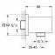 Codo de salida de ducha Grohe Euphoria Cube
