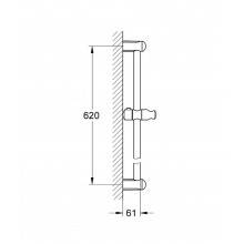 Barra de ducha de 60 cm Grohe New Tempesta
