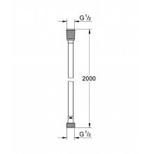 Flexo 2 m Grohe Silverflex